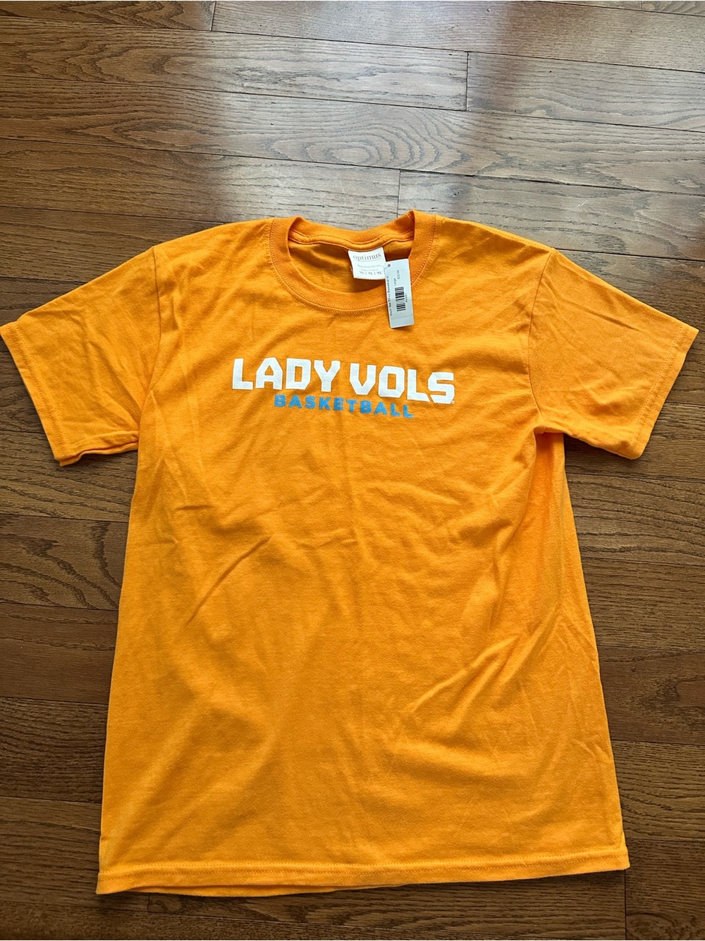 NWT Tennessee Lady Vols Volunteers Basketball Shirt Youth Large Girls Orange